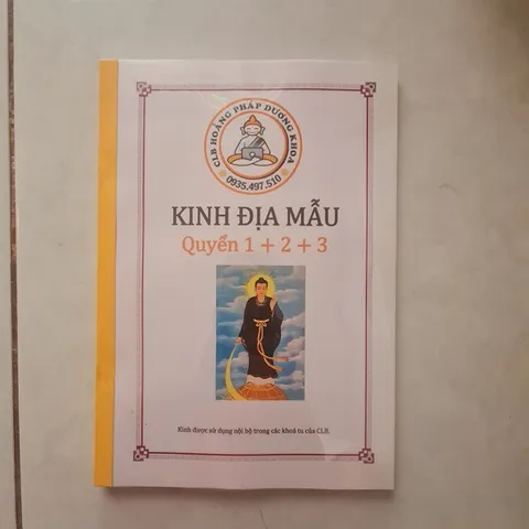 Kinh Địa mẫu 3 phần trọn bộ lò xo cực đẹp dương khoa shop