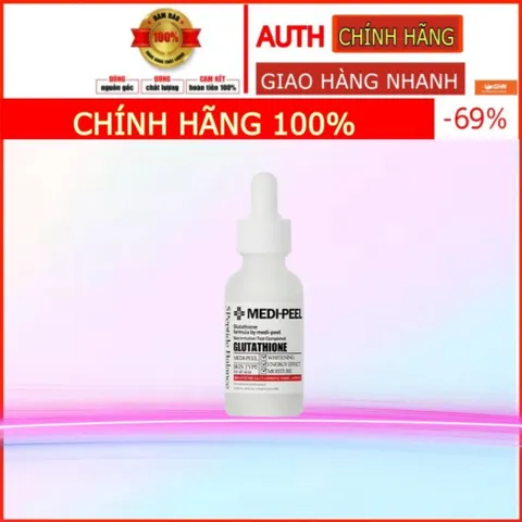 Serum Peel Dưỡng trắng sáng da korea (Hàn Quốc )30ml Medi-Peel Glutathione [chính hãng cty]  CÓ HOẢ TỐC