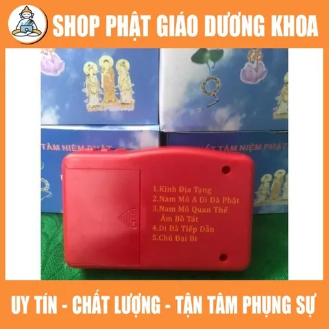 Máy niệm Phật có sạc và pin ( Kinh Địa Tạng, Chú Đại Bi, Nam Mô A Di Đà Phật)