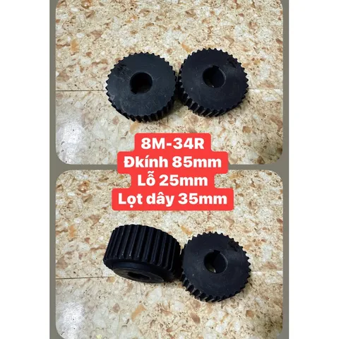 Buli 8M-34R . Lỗ 25mm . Lọt Dây 35mm . Có cùi . Hàng chất lượng cao. Chào mừng bạn đến với A Tày Chain Since 2008