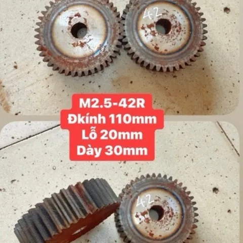 Nhông Thẳng Modul M2.5 - 42R / 43R / 44R / 45R . Dày 30mm Ko Cùi. Hàng Chất Lượng Cao Chào mừng bạn đến với A Tày Chain