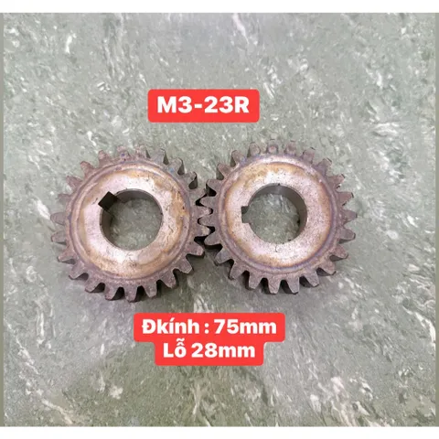 Nhông Ép Mía Siêu Sạch M2.5-28R / M2.5-32R / M3-23R / M3-21R / M3-24R / M3-27R .Lỗ 28mm. Dày 20mm