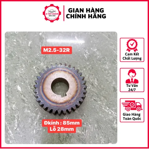 Nhông Ép Mía Siêu Sạch M2.5-28R / M2.5-32R / M3-23R / M3-21R / M3-24R / M3-27R .Lỗ 28mm. Dày 20mm