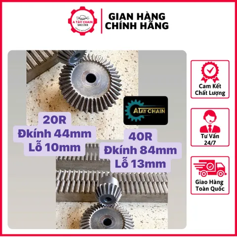 Bánh Răng Côn M2 : 20-40Răng ( tỉ số truyền 1:2 ) / M2 : 20-60Răng ( tỉ số truyền 1:3 )