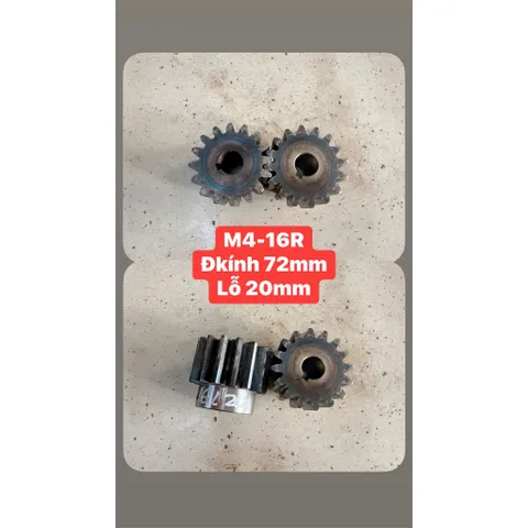 Nhông Thẳng Modul M4 - 15R / 16R / 18R / 24R Dày 40mm Có Cùi  Hàng Chất Lượng Cao