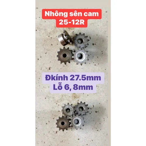 Nhông - Xích Sên Cam - 9Răng Đến 38Răng. Thiết Kế Nhỏ Gọn Chắc Chắn. Hàng Chất Lượng Cao.