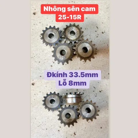 Nhông - Xích Sên Cam - 9Răng Đến 38Răng. Thiết Kế Nhỏ Gọn Chắc Chắn. Hàng Chất Lượng Cao.
