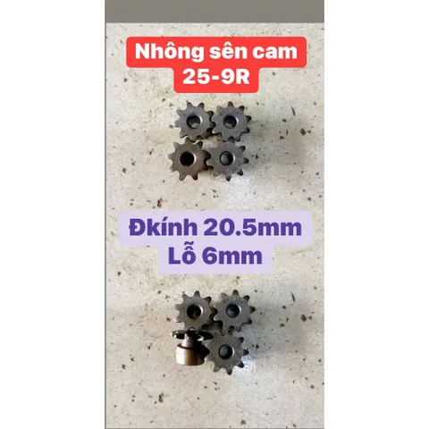 Nhông - Xích Sên Cam - 9Răng Đến 38Răng. Thiết Kế Nhỏ Gọn Chắc Chắn. Hàng Chất Lượng Cao.