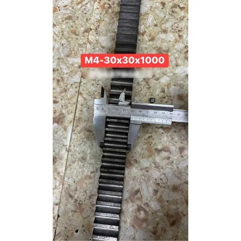 Thanh Răng Modul M4-M5 Vuông 30mm / Vuông 40mm/ Vuông 50mm Dài 1mét Và 1m5.