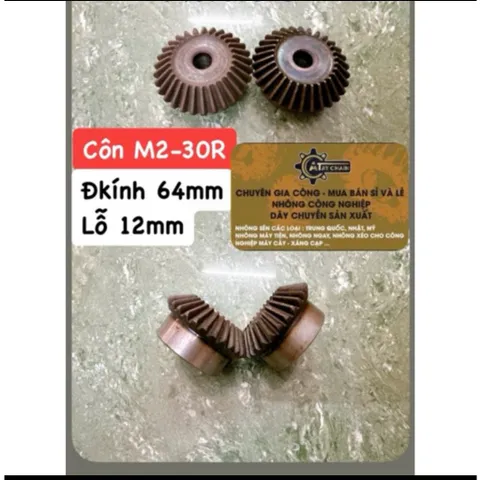 Nhông Côn Modul 2-18 Răng Đến 30 Răng, Chất Liệu 45C Nhỏ Gọn Tiện Dụng Cho Người Dùng