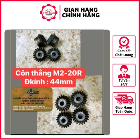 Nhông Côn Modul 2-18 Răng Đến 30 Răng, Chất Liệu 45C Nhỏ Gọn Tiện Dụng Cho Người Dùng