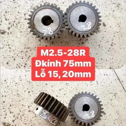 Thanh Răng M2.5-20V/25V/30V- Bánh Răng 14R/15R/16R/17R/18R/20R/23R/24R/25R/26R/27R/28R/30R/34R. Chất Lượng Cao