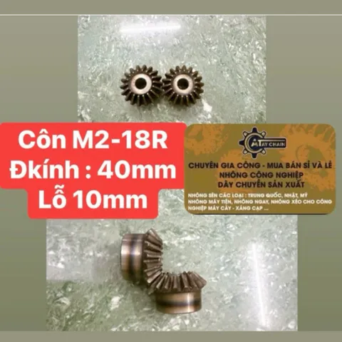 Nhông Côn Modul 2-18 Răng Đến 30 Răng, Chất Liệu 45C Nhỏ Gọn Tiện Dụng Cho Người Dùng