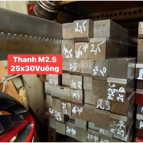 Thanh Răng Modul M2.5 - 25 x 30Vuông . Dài 1mét2. Chào mừng bạn đến với A Tày Chain Since 2008