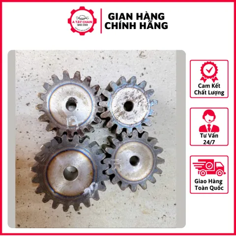 Nhông Thẳng Modul 5 - 15R / 16R / 17R / 18R / 20R / 22R. Dày 40mm Chất Liệu Thép Chắc Chắn Siêu Bền