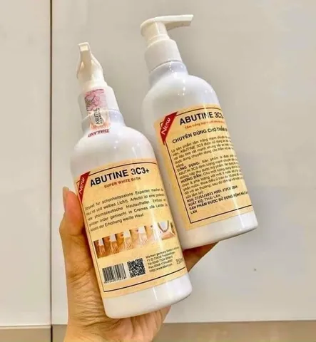 CHAI SỮA TẮM Ủ TRẮNG abutine 3C3 SIÊU TRẮNG , SỮA TẮM KÍCH TRẮNG BẬT TÔNG NGAY SAU LẦN ĐẦU SỬ DỤNG 350ML nhập khẩu