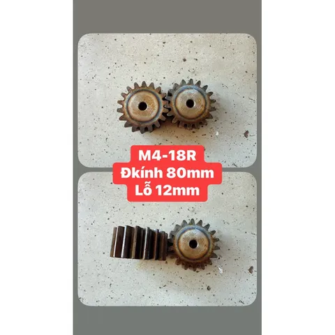 Nhông Modul 4 -14Răng/ 15Răng/ 16 Răng/ 18Răng/ 19Răng/ 20Răng / 30Răng. Dày 40mm Thiết Kế Nhỏ Gọn Chất Lượng Cao