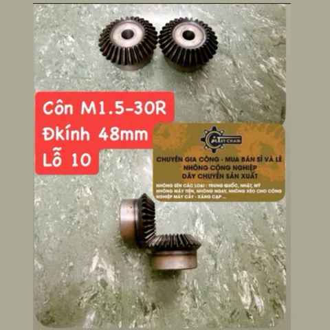 Nhông Côn M1.5-18 Răng/25 Răng/30 Răng Thiết Kế Nhỏ Gọn, Chắc Chắn Tiện Dụng Cho Người Sử Dụng