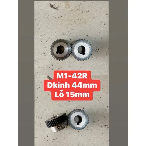 Bánh Răng Thẳng Modul 1 - 38R / 40R / 42R / 45R / 48R / 50R / 55R .Dày 12mm Có Cùi Thiết Kế Nhỏ Gọn Chất Lượng Cao
