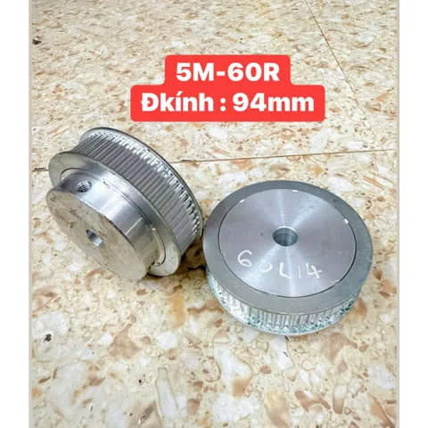 Puly Nhôm 5M- 20R / 25R / 30R / 32R / 36R / 40R / 45R / 50R / 60R. Rộng 27mm. Dùng Cho Dây Đai Bản 20mm. Có Cùi