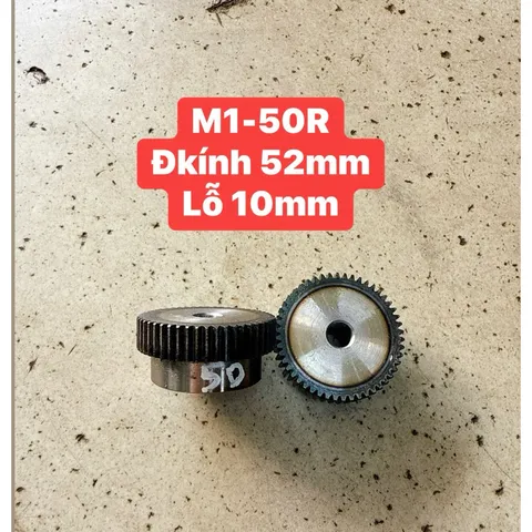 Bánh Răng Thẳng Modul 1 - 38R / 40R / 42R / 45R / 48R / 50R / 55R .Dày 12mm Có Cùi Thiết Kế Nhỏ Gọn Chất Lượng Cao