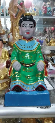 [HCM] TƯỢNG BÀ ĐEN BẰNG ĐẤT NUNG CAO 40CM