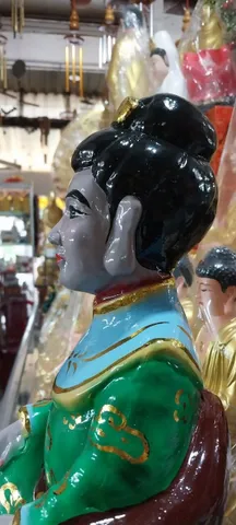 [HCM] TƯỢNG BÀ ĐEN BẰNG ĐẤT NUNG CAO 40CM