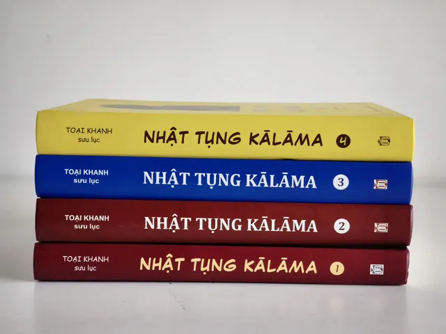 SỔ TAY BỘ 4 QUYỂN NHẬT TỤNG KALAMA - TOẠI KHANH
