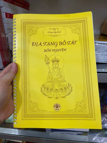 Combo 6 quyển A4 vở chép CHỮ MỜ  Kinh Địa Tạng, Sám Hối, Dược Sư, Đại Bi, Vu Lan, Cầu An +  TÔ TRANH + LĂNG NGHIÊM + ĐỊA MẪU