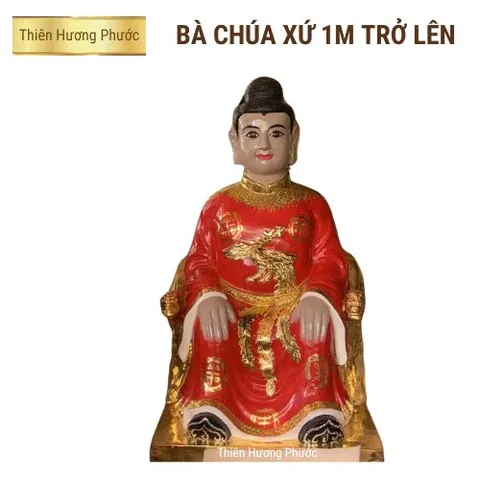 Tượng bà chúa xứ đất nung thờ cúng