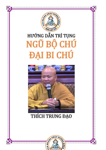 Kinh Ngũ Bộ Chú và Chú Đại Bi - Thích Trung Đạo