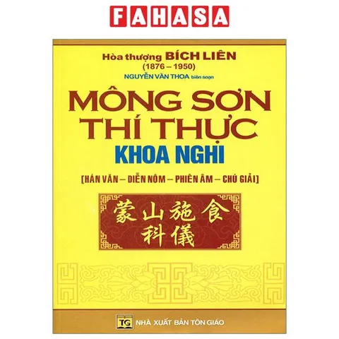 SỔ TAY SÁCH  Mông Sơn Thí Thực Khoa Nghi tn69