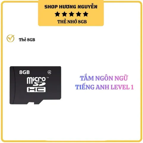 Thẻ nhớ 32 GB (Level 2)- dùng để tắm tiếng Anh cho bé 350k