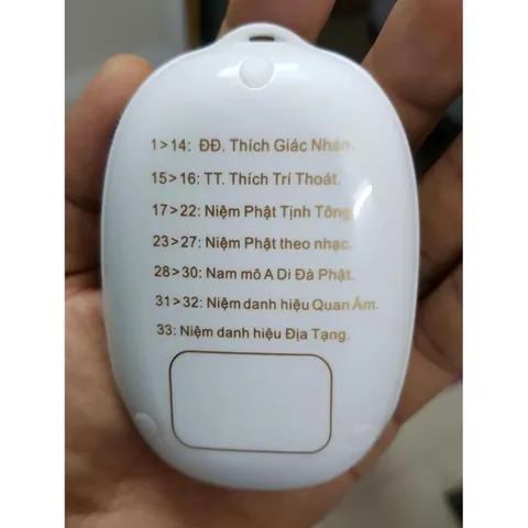 MÁY CÓ CỐC SẠC, KHÔNG THẺ NHỚ - Máy niệm phật là bồ đề - có cáp sạc, có cốc ĐÃ TÍCH HỢP 30 BÀI NIỆM PHẬT, KINH