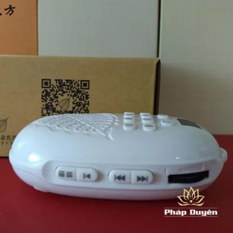 MÁY CÓ CỐC SẠC, KHÔNG THẺ NHỚ - Máy niệm phật là bồ đề - có cáp sạc, có cốc ĐÃ TÍCH HỢP 30 BÀI NIỆM PHẬT, KINH