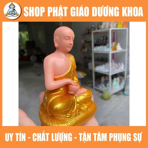 Tượng thánh tăng sivali 12cm nhũ vàng - TƯỢNG SIVALY 12CM