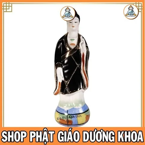 Tượng mẹ địa mẫu diêu trì 40cm thánh mẫu gốm sứ cực đẹp