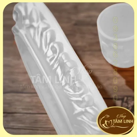 Án Năm Ly Nước Thờ Cúng Lưu Ly Trắng
