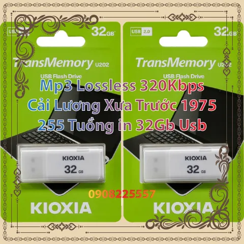 USB 32Gb255 Tuồng Cải Lương Xưa trước 1975 Hát trên Xe Ô tô chất lượng cao