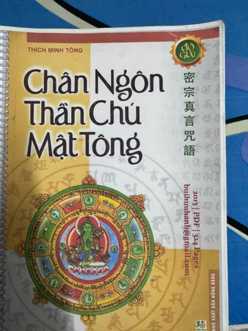 SỔ TAY  CHÂN NGÔN THẦN CHÚ MẬT TÔNG 50K