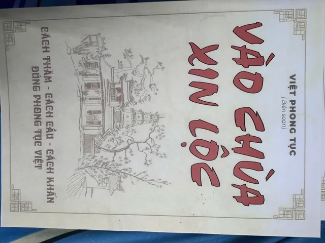 SỔ TAY VÀO CHÙA XIN LỘC 50K