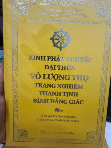 SÁCH KINH VÔ LƯỢNG THỌ - THÍCH MINH CẢNH DỊCH BÌA CỨNG