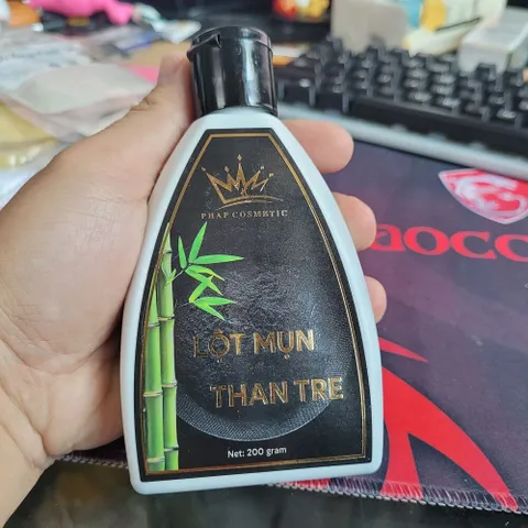 Gel lột mụn đầu đen mũi than tre hoạt tính Pháp Cosmetic hộp 200gr khối lượng tịnh