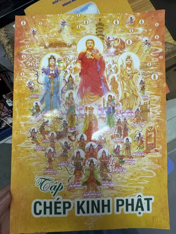 SÁCH TẬP CHÉP KINH PHẬT A4 TRẮNG TRƠN