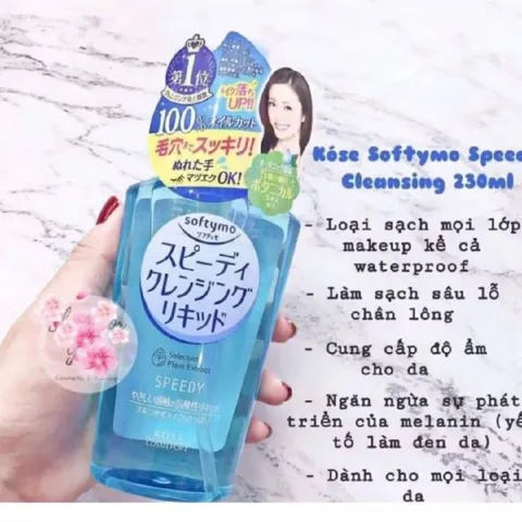 230ML) Dầu tẩy trang SPEEDY Kose Softymo NỘI ĐỊA NHẬT