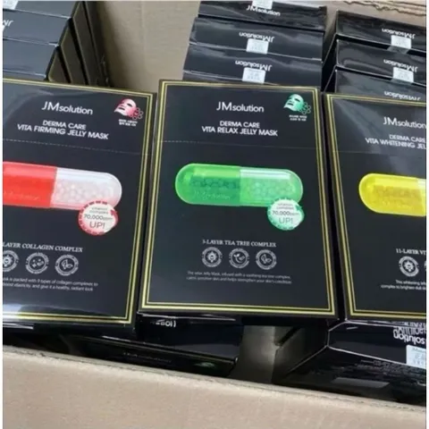 Mặt Nạ Dưỡng Da JM Solution Mask Firming đỏ, vàng, xanh lá