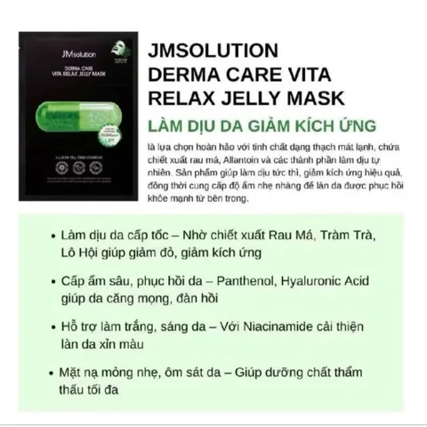 Mặt Nạ Dưỡng Da JM Solution Mask Firming đỏ, vàng, xanh lá