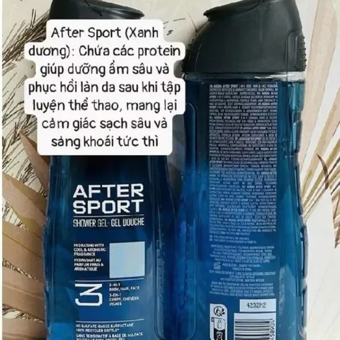 (MẪU MỚI 2024) Sữa tắm gội rửa mặt nam 3in1 400ml