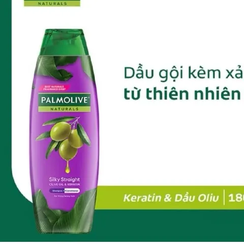 Dầu gội xả 2in1 Palmolive chiết xuất thiên nhiên Chai 180ml