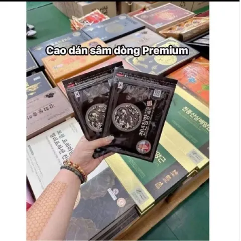 (Gói 20 miếng) CAO DÁN sâm đen giảm ĐAU cơ TRẦM HƯƠNG - AGARWOOD PAIN PATCH
